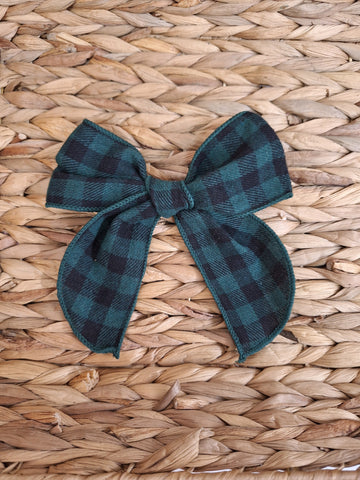 Lazo Navidad Verde Cuadros